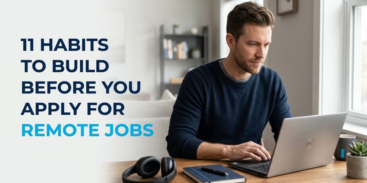 11 Habits to Build Before You Apply for Remote Jobs