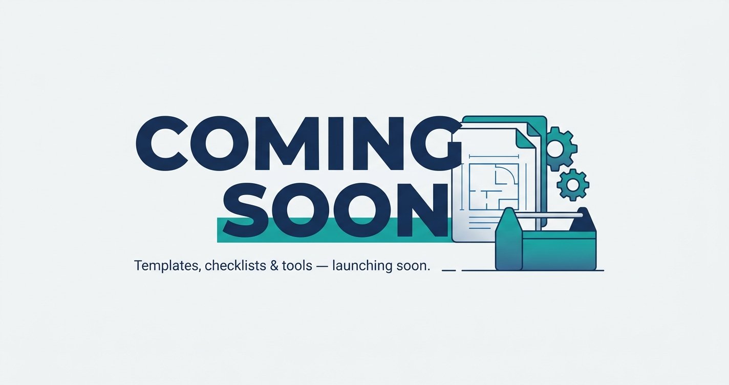 GBOB resources library coming soon - templates, checklists and tools