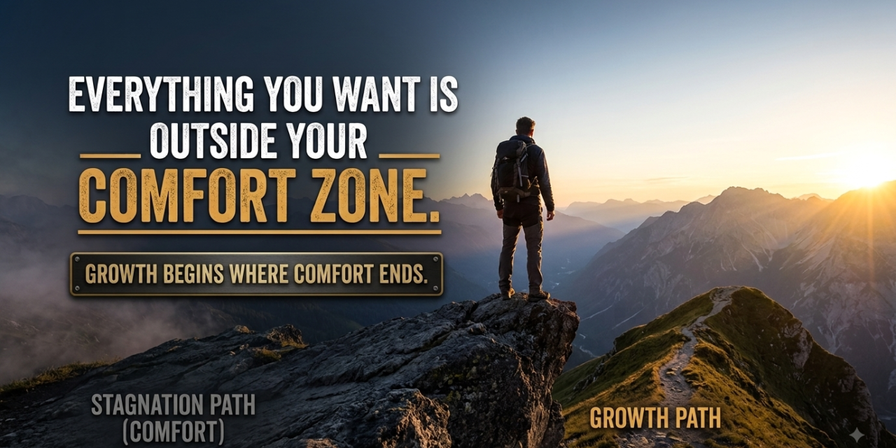 Everything You Want Is Outside Your Comfort Zone