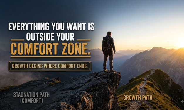Everything You Want Is Outside Your Comfort Zone