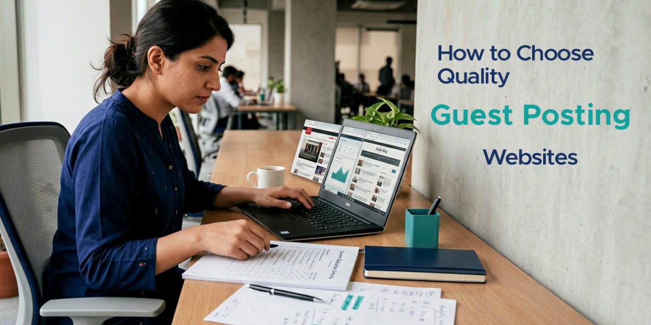 How to Choose Quality Guest Posting Websites in 2026