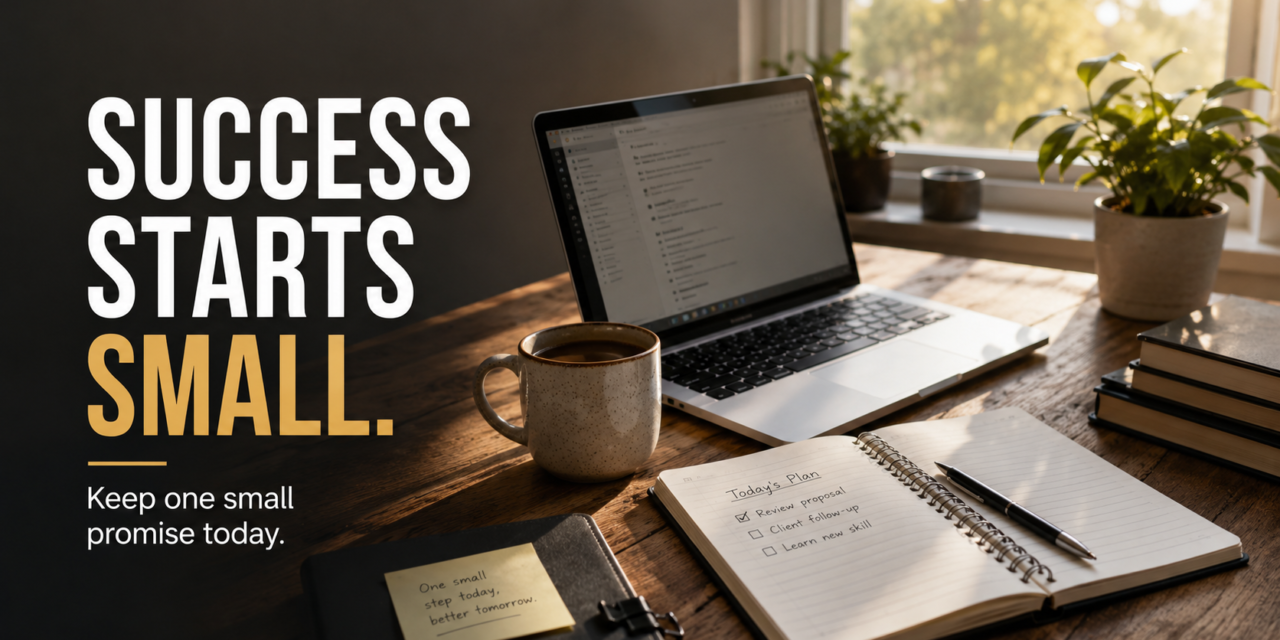 Success Starts With One Small Promise You Keep Today