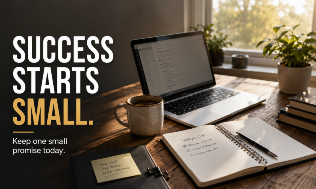 Success Starts With One Small Promise You Keep Today