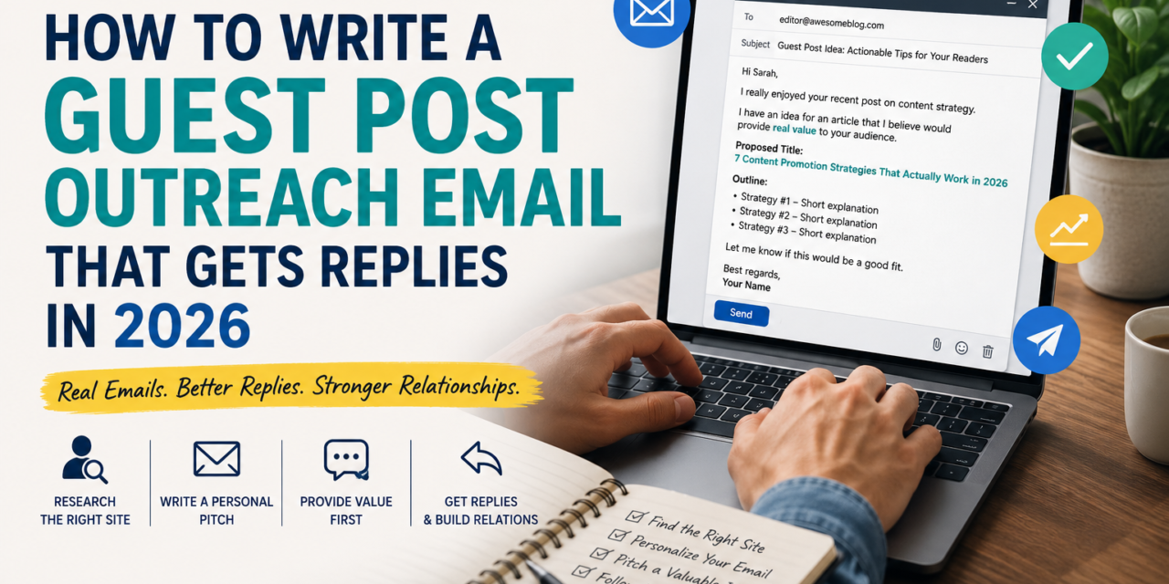 How to Write a Guest Post Outreach Email That Gets Replies in 2026